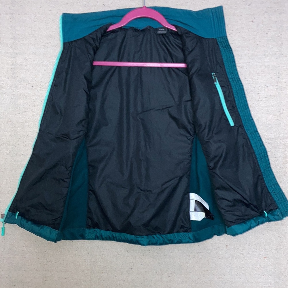 Marmot Teal Green Quilted Full Zip Puffer Lightweight Vest Women’s S Hiking - Picture 7 of 12